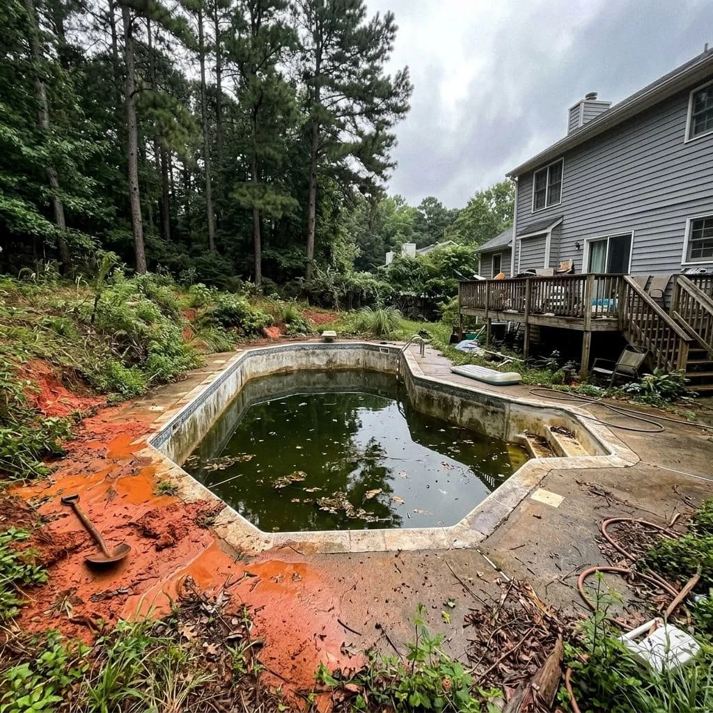 Before pool removal in Atlanta