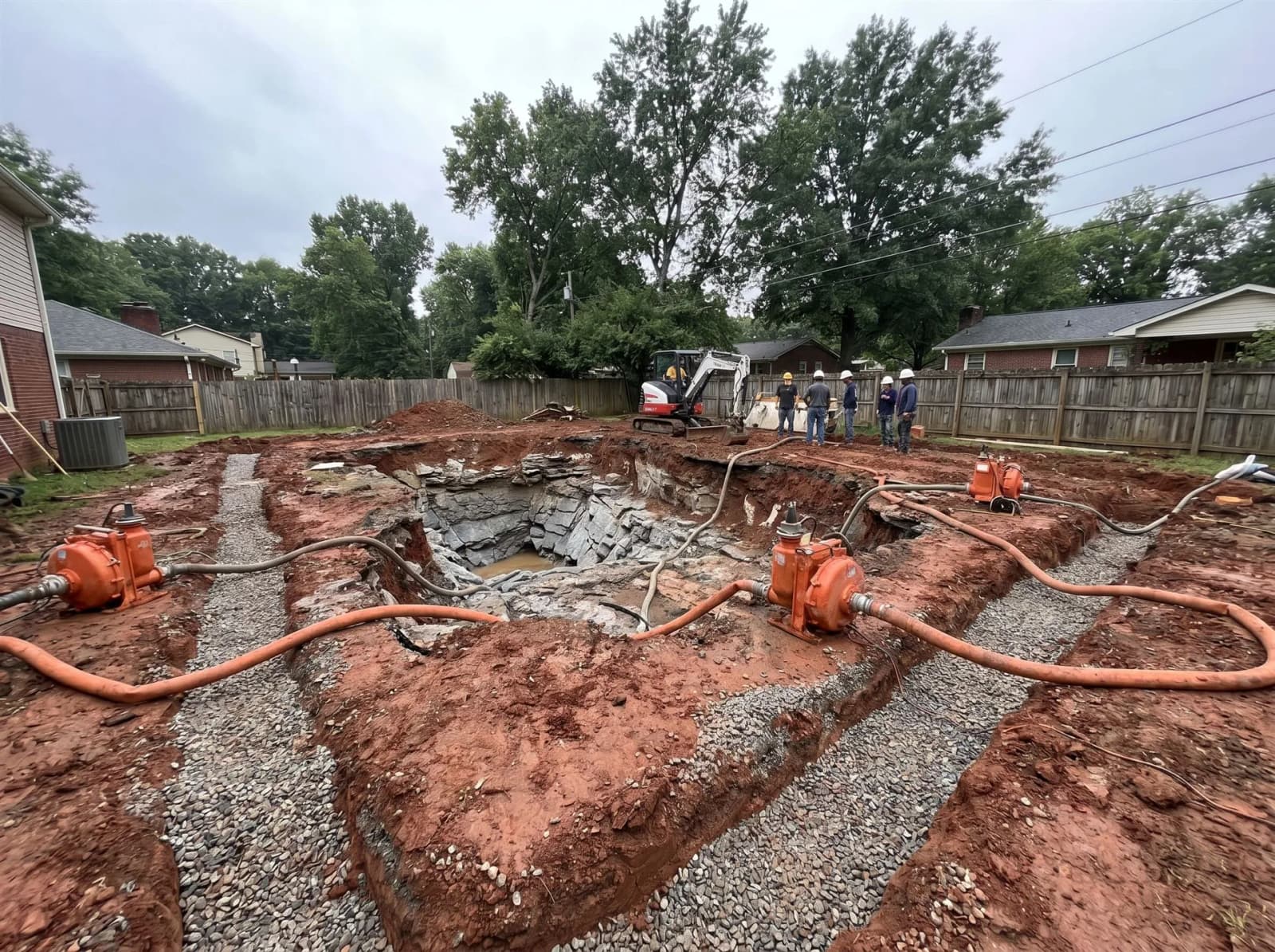 Austin pool removal — Phase 2: Extraction