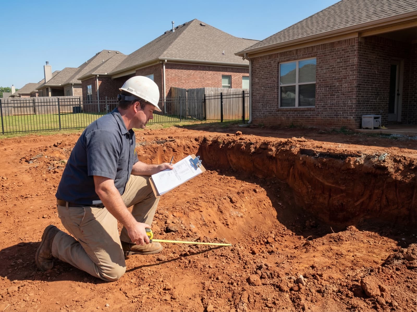 Dallas pool removal — Phase 1: Site Prep