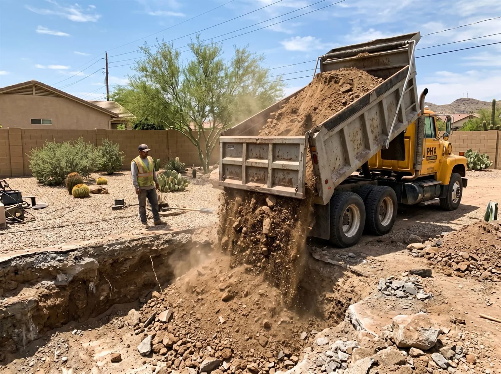 Phoenix pool removal — Phase 2: Extraction