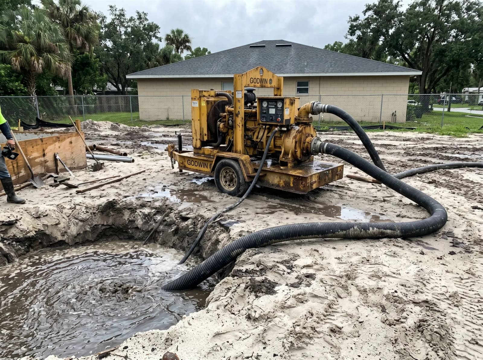 Tampa pool removal — Phase 2: Extraction