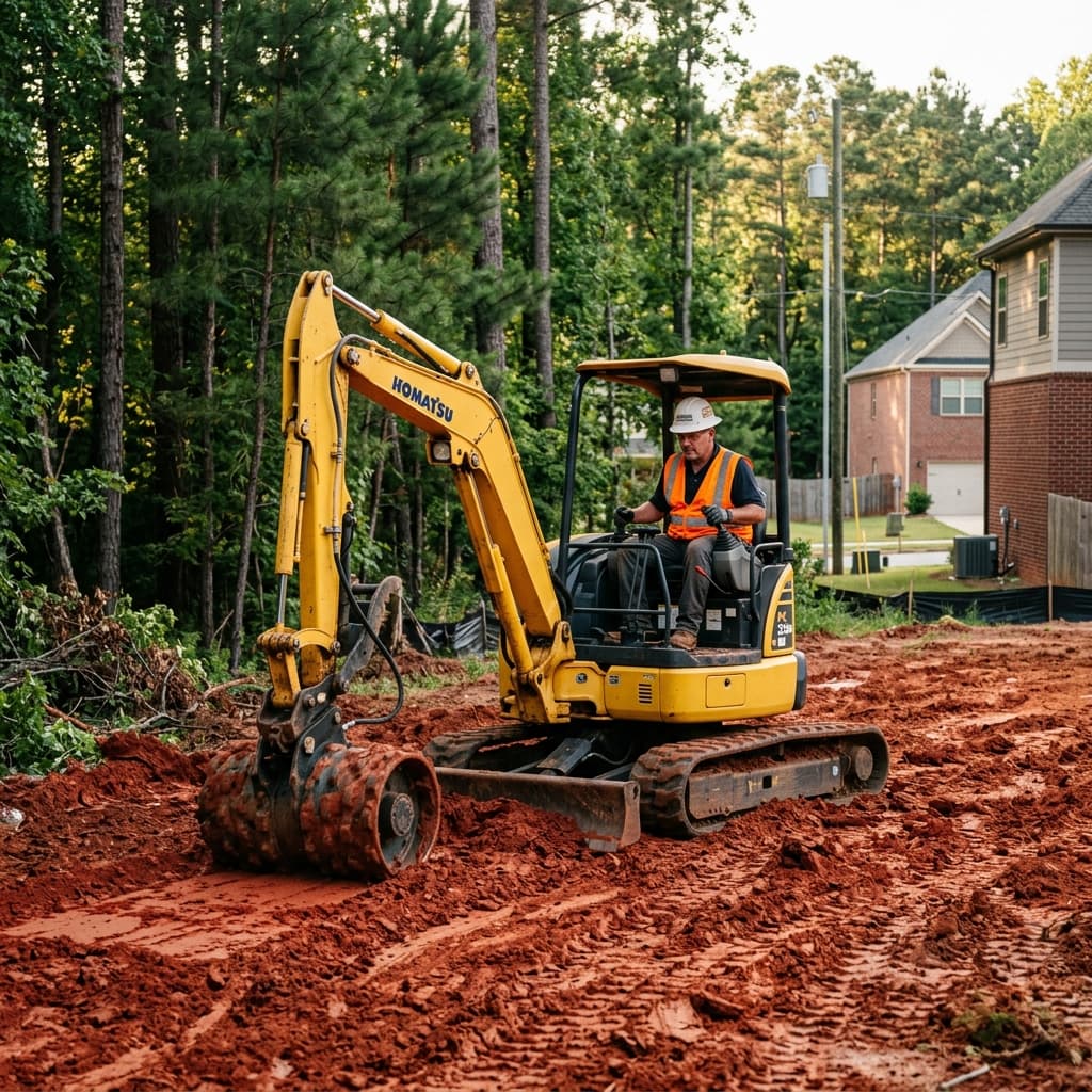 Precision engineering and site preparation