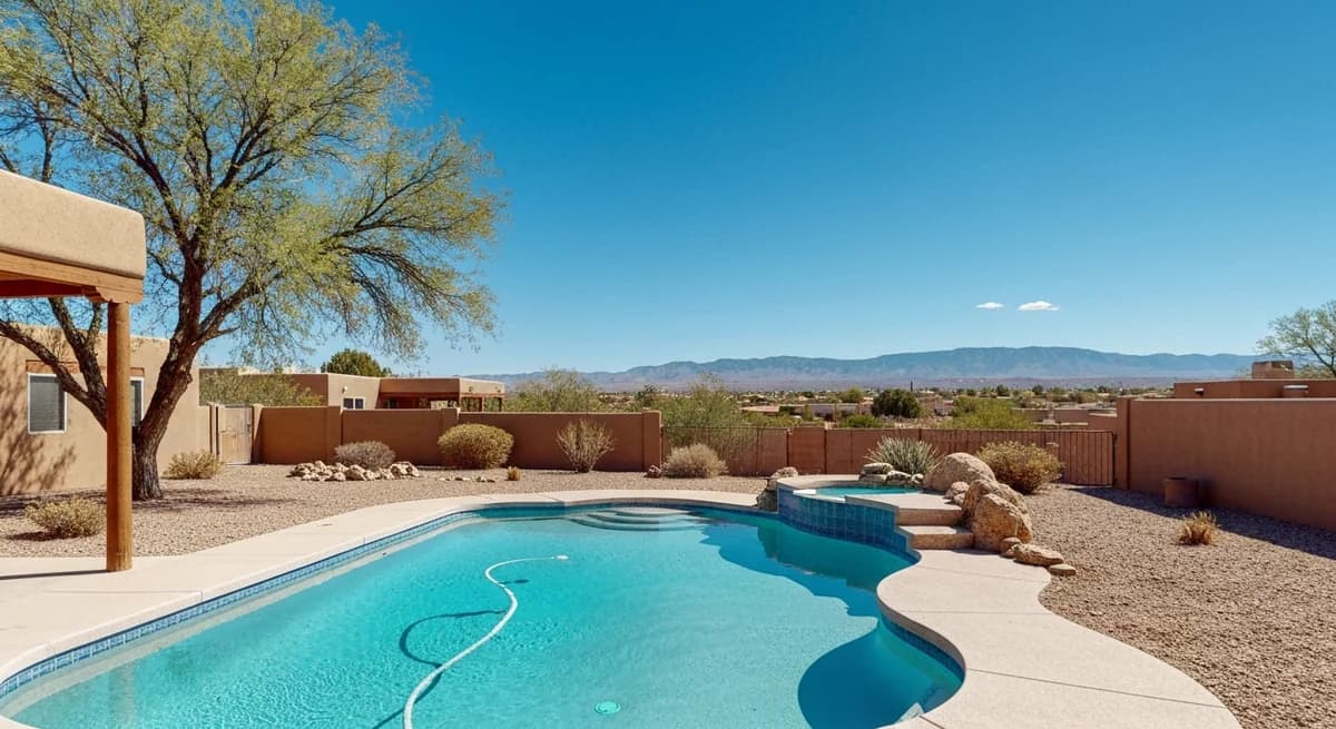 Before pool removal in Albuquerque