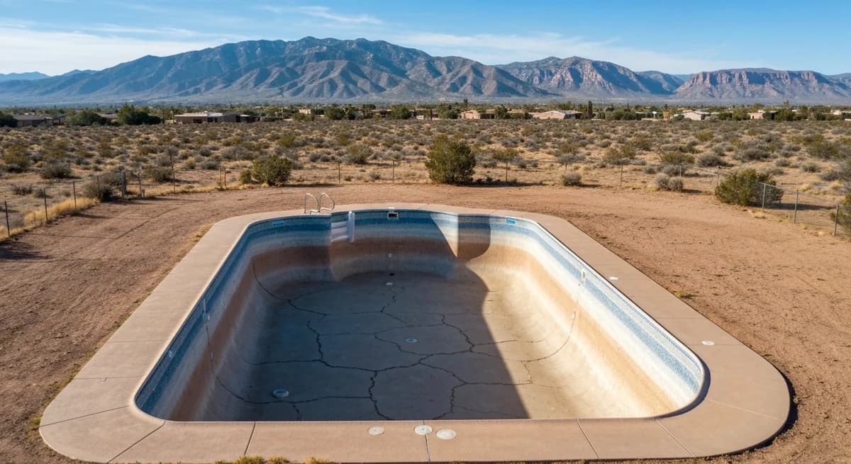 Albuquerque pool removal — Phase 1: Site Prep