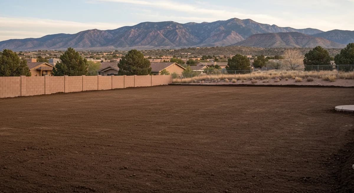 Albuquerque pool removal — Phase 3: Backfill