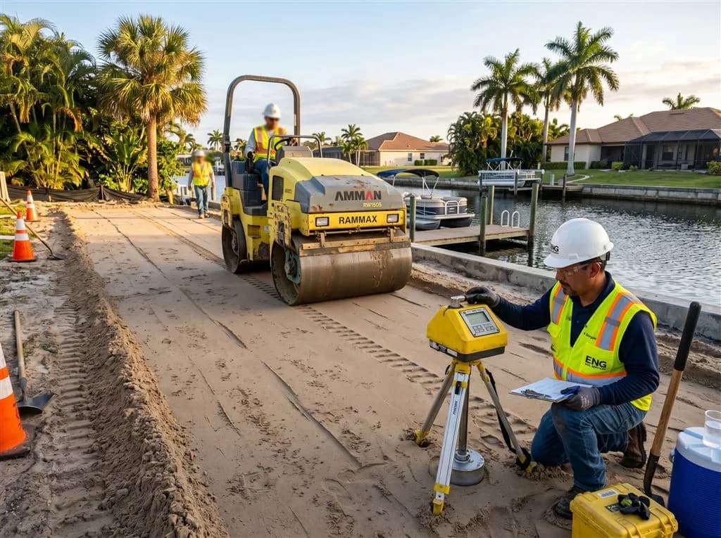 Cape Coral pool removal — Phase 3: Backfill