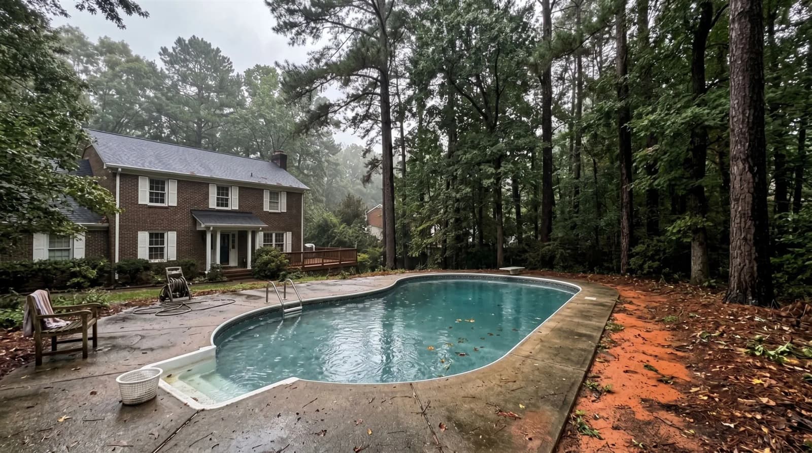 Before pool removal in Charlotte
