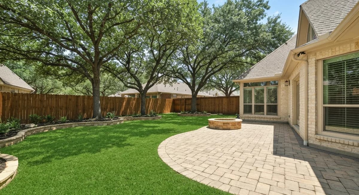 After pool removal in Fort Worth