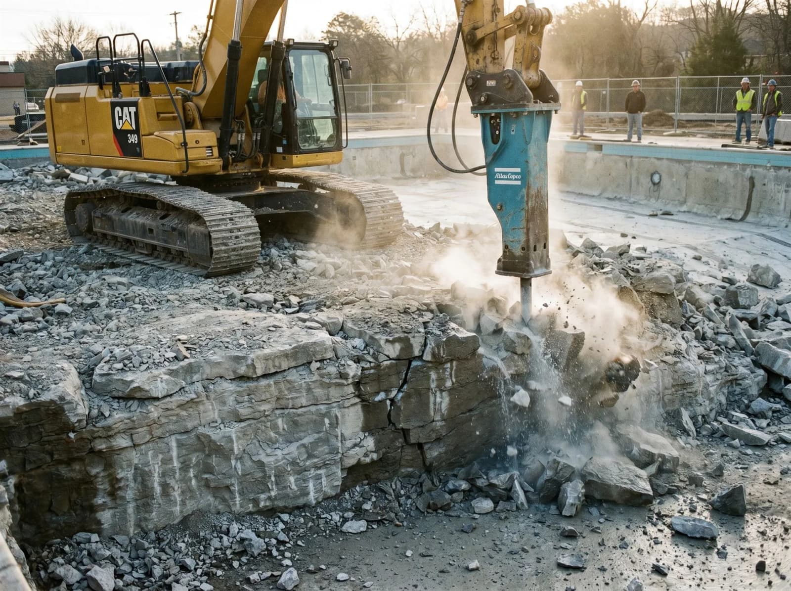 Nashville pool removal — Phase 1: Site Prep