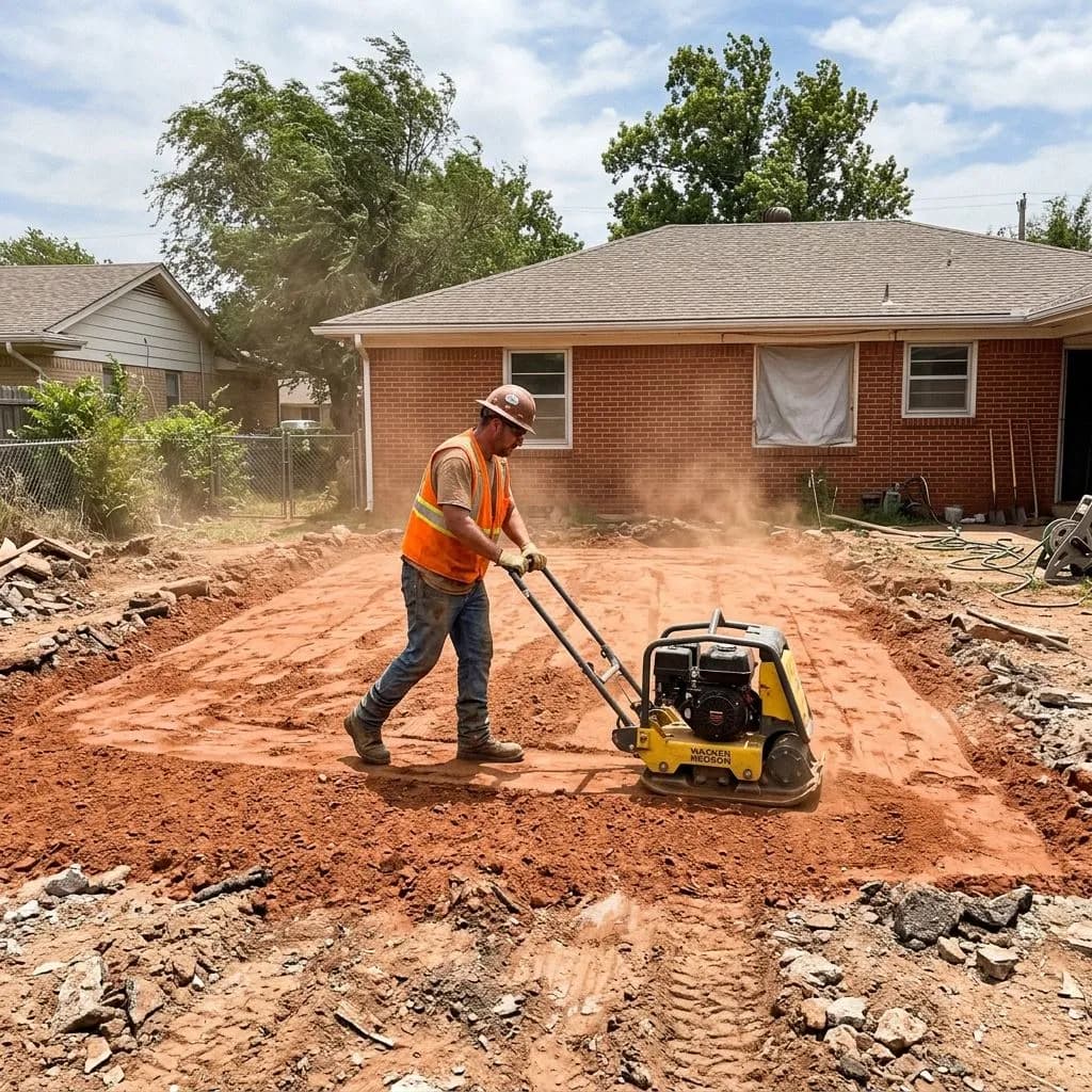 Oklahoma City pool removal — Phase 3: Backfill