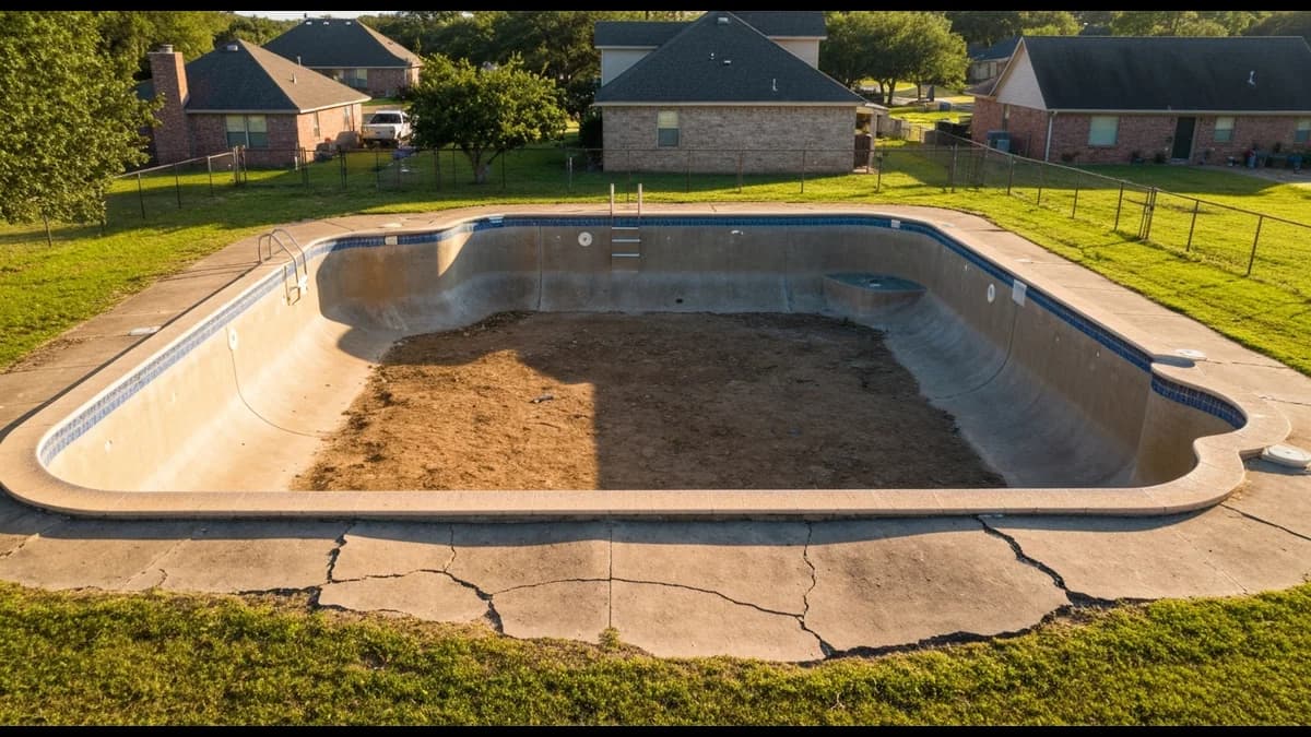 San Antonio pool removal — Phase 1: Site Prep