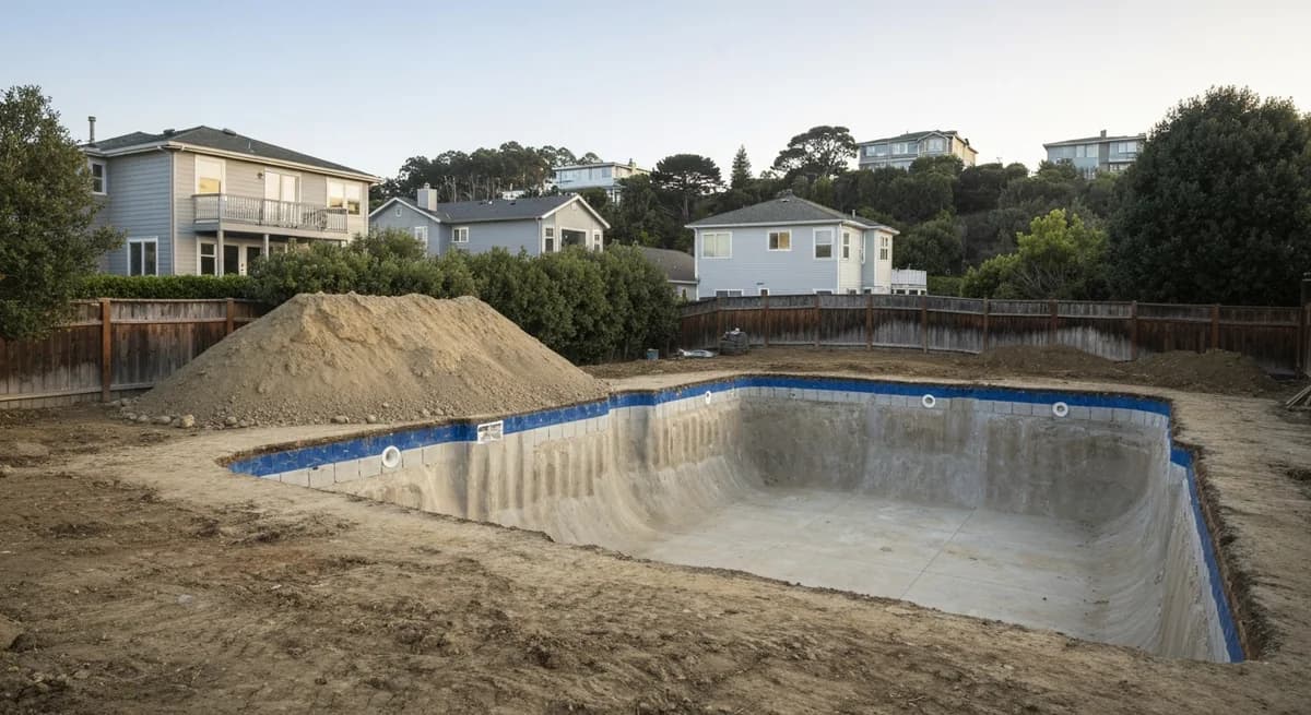San Francisco pool removal — Phase 2: Extraction