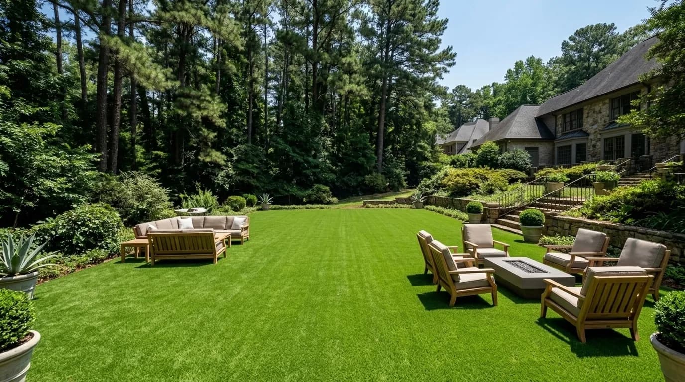 After pool removal in Sandy Springs